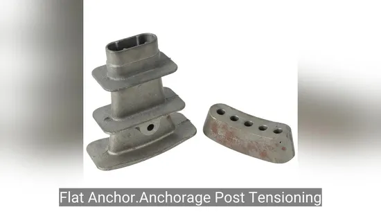 CE Certificated Cast Iron Prestressed Anchorage for Post Tensioning